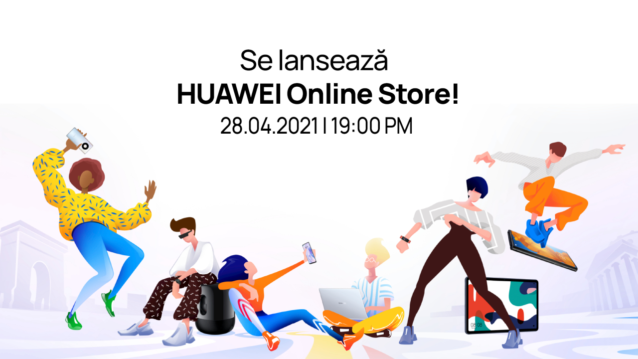 Huawei deschide huaweistore.ro: vouchere de 6.000 lei, surprize pentru clienții
