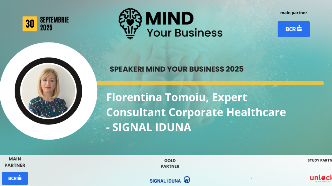 Speaker la Mind your Business 2025: Florentina Tomoiu, Signal Iduna