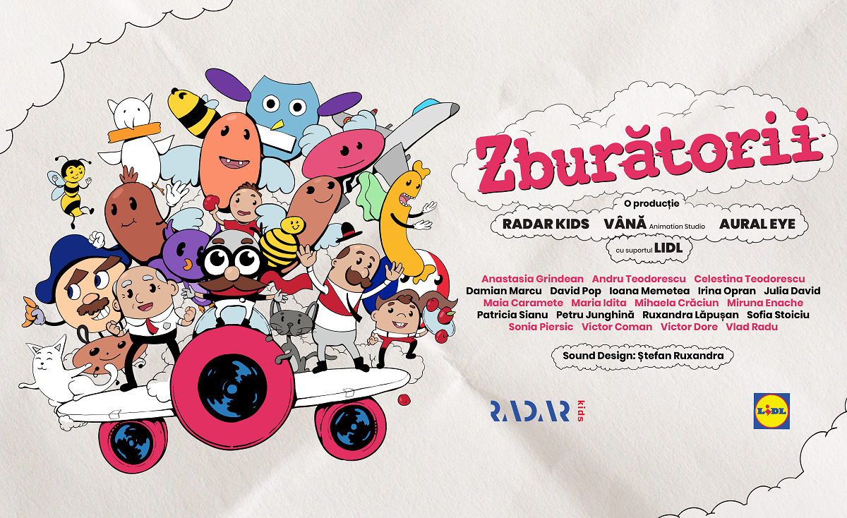 Zburătorii, animația colaborativă dintre copii și artiști, online la Animest