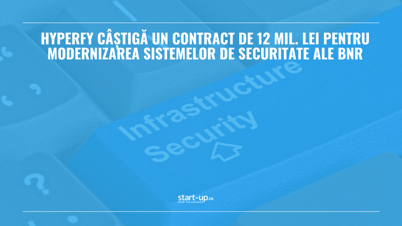 Hyperfy câștigă un contract de 12 mil. lei pentru modernizarea sistemelor de securitate ale BNR