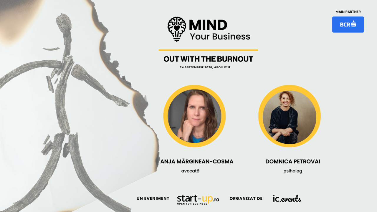 Mind your Business 2026: avocata care a câștigat primul caz de burnout din România vine la eveniment