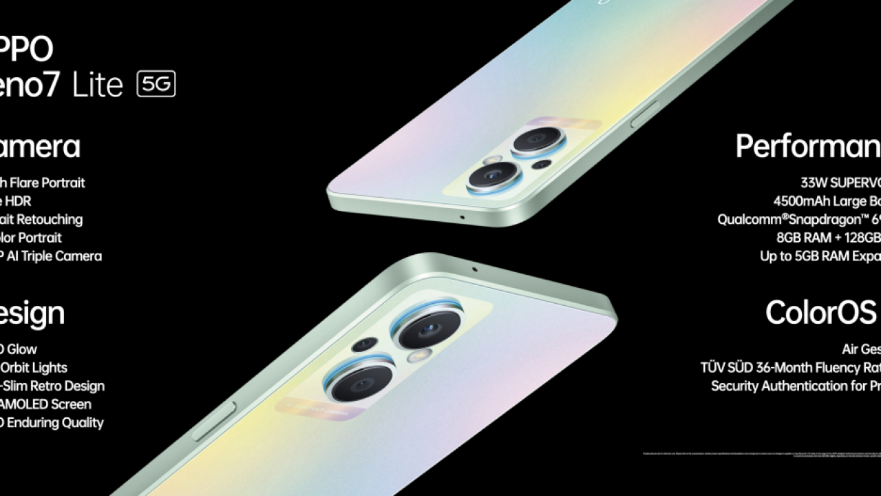 OPPO lansează oficial noua serie Reno7 și căștile Enco X2. Disponibile din mai