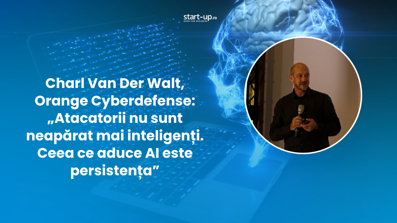 Charl Van Der Walt, Orange Cyberdefense: Hackerii nu sunt neapărat mai inteligenți, AI îi ajută să găsească fiecare fisură din securitatea companiilor
