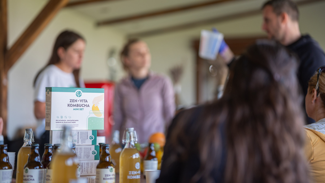 Zenvita Kombucha a vândut 10.000 de sticle până acum