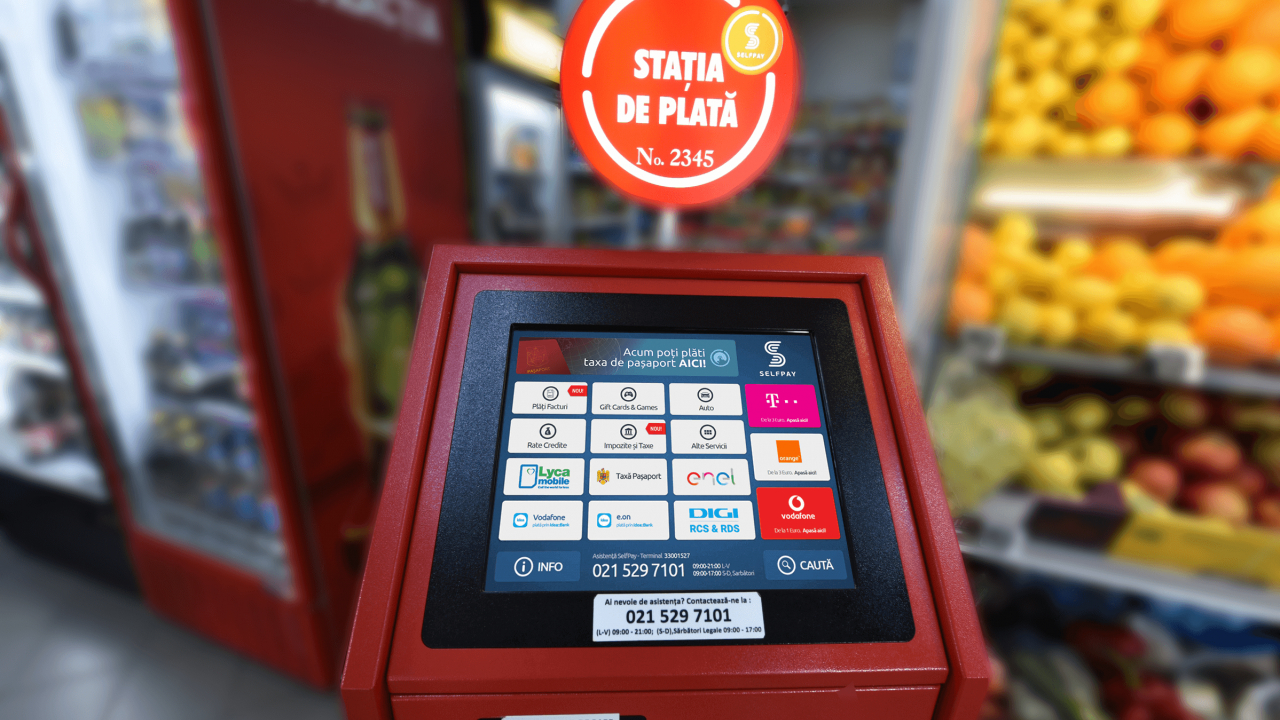 Din septembrie poți plăti taxa de pașaport la stațiile SelfPay