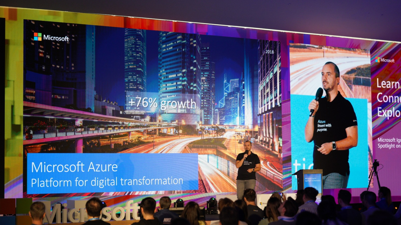 Premisele viitorului digital, descoperite pe scena Microsoft Ignite