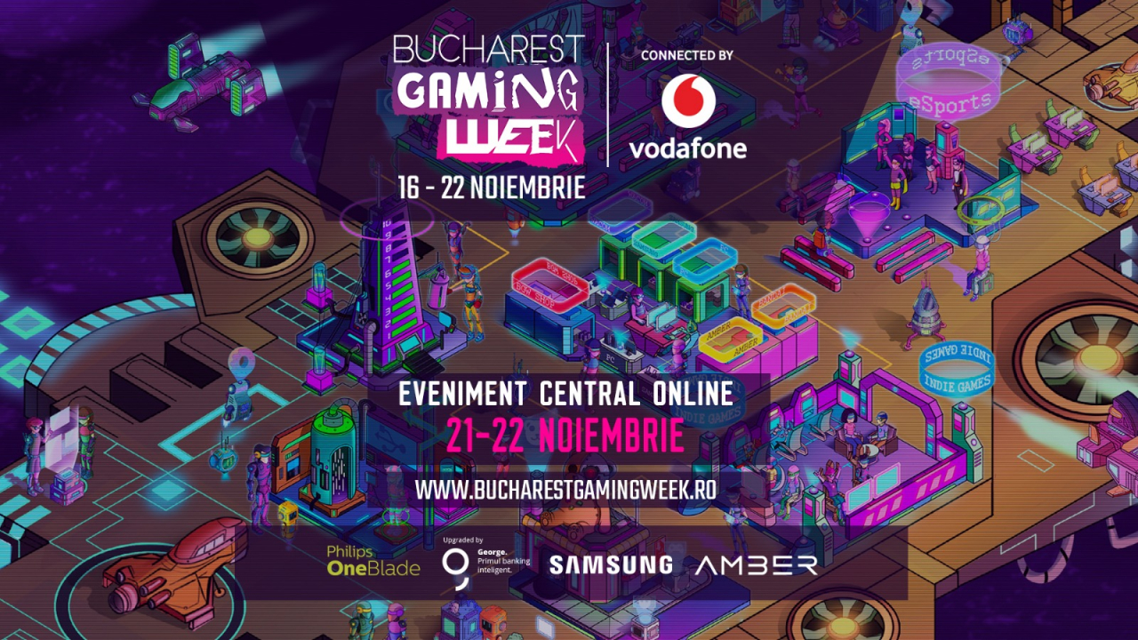 Bucharest Gaming Week, evenimentul gamerilor, are loc între 16 și 22 noiembrie