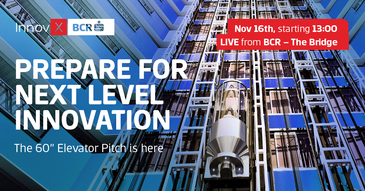 Elevator Pitch în 60 de secunde cu 10 alumni ai grupei de Scaleups InnovX BCR