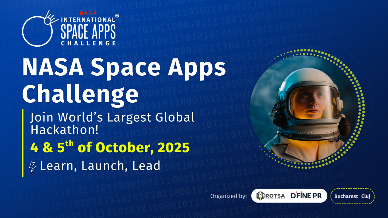 Tot ce trebuie să știi despre hackathonul <span class="title-highlight">NASA Space Apps Challenge</span>. Cum poți să ajungi la o facilitate NASA