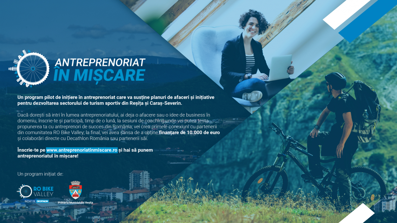 Program de antreprenoriat în provincie susținut de către Decathlon