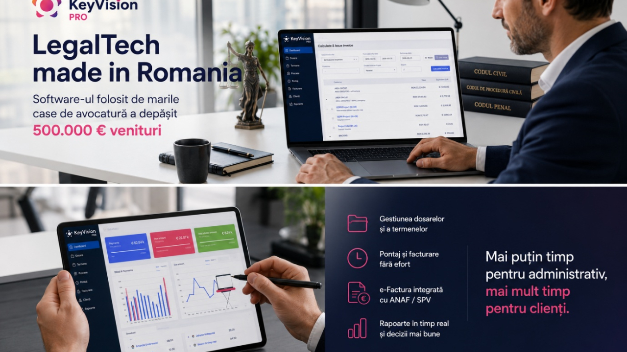 Softventure, compania care digitalizează avocatura românească de 15 ani, trece de 500.000 de euro venituri