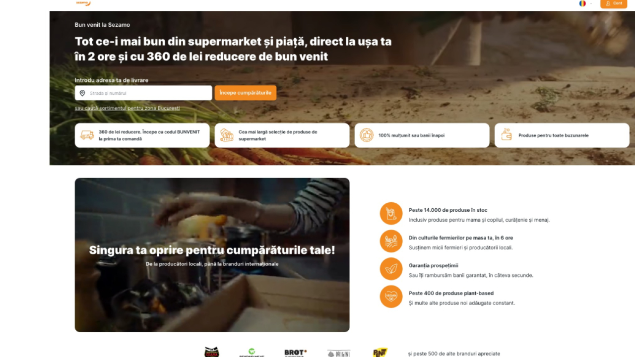 Grupul Rohlik, din care face parte Sezamo, primește 170 mil $ pentru expansiune