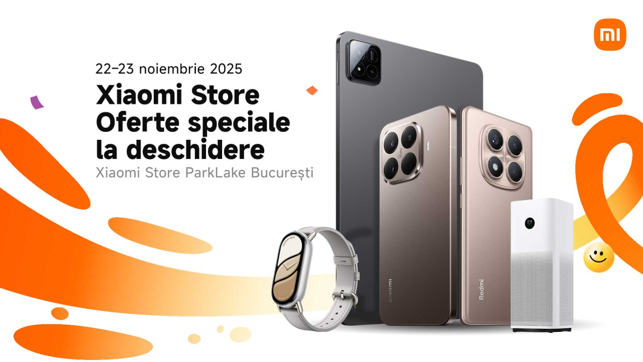 Xiaomi deschide primul magazin fizic din România: are oferte și reduceri la inaugurare