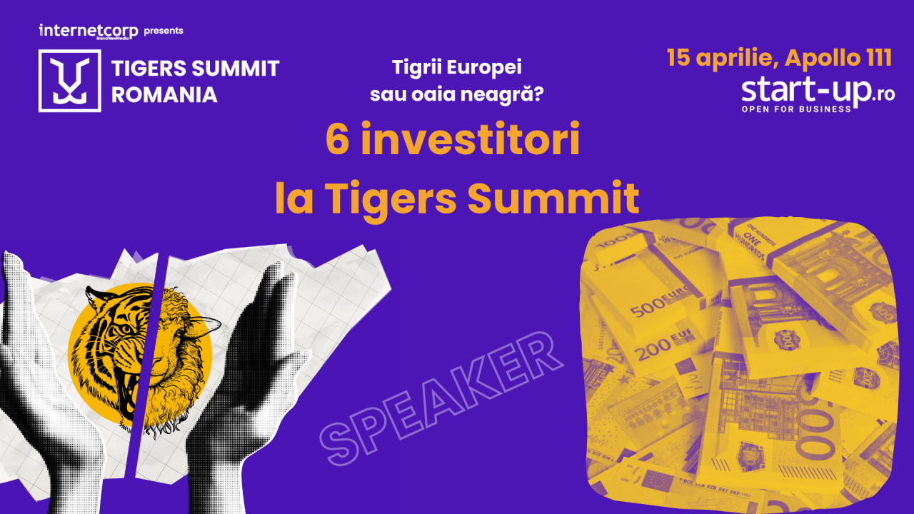 Finanțarea startup-urilor la <span class="title-highlight">Tigers Summit</span> 2025 | Investitorii din România vin la eveniment