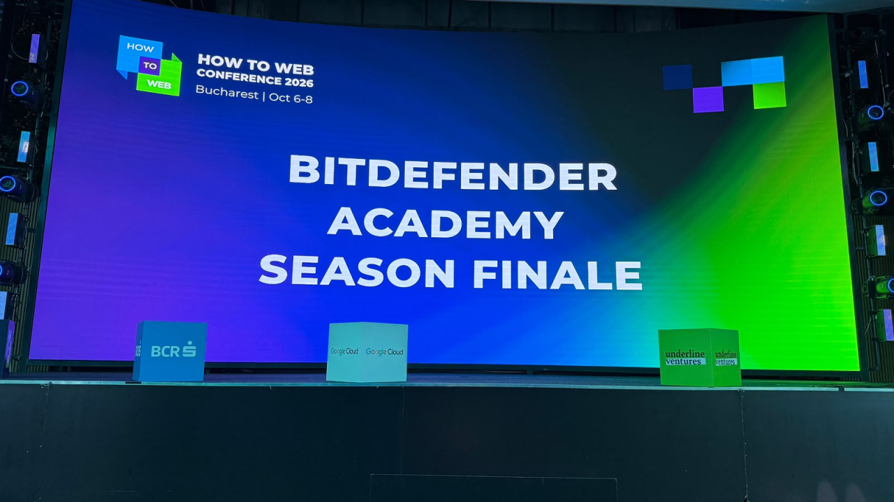 De la genunchiere inteligente la șah cu superputeri: cinci proiecte prezentate pe scena Bitdefender Academy Season Finale, la How to Web