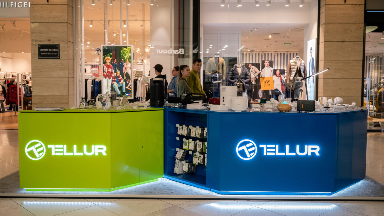 Tellur lansează două magazine fizice în AFI Cotroceni și Plaza România