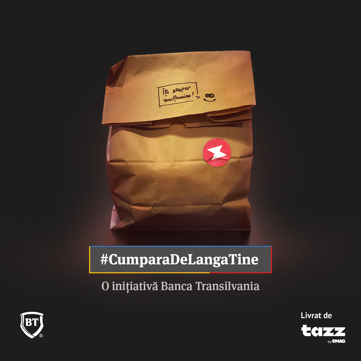 Tazz (eMAG) și Banca Transilvania îți permit să cumperi de la afaceri de cartier