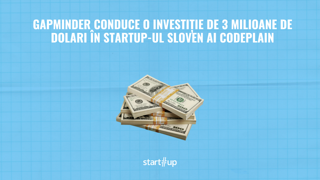 GapMinder conduce o investiție de 3 milioane de dolari în startup-ul sloven AI Codeplain