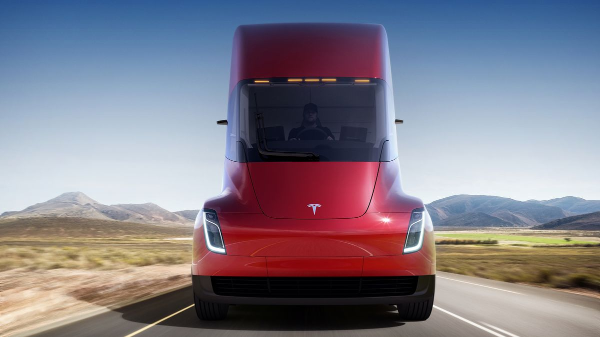 Curierul vine cu camionul electric de la Tesla