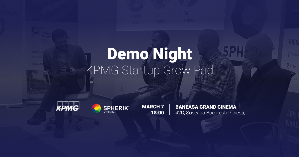 Cele mai bune startups din KPMG Startup Grow Pad își prezintă produsele