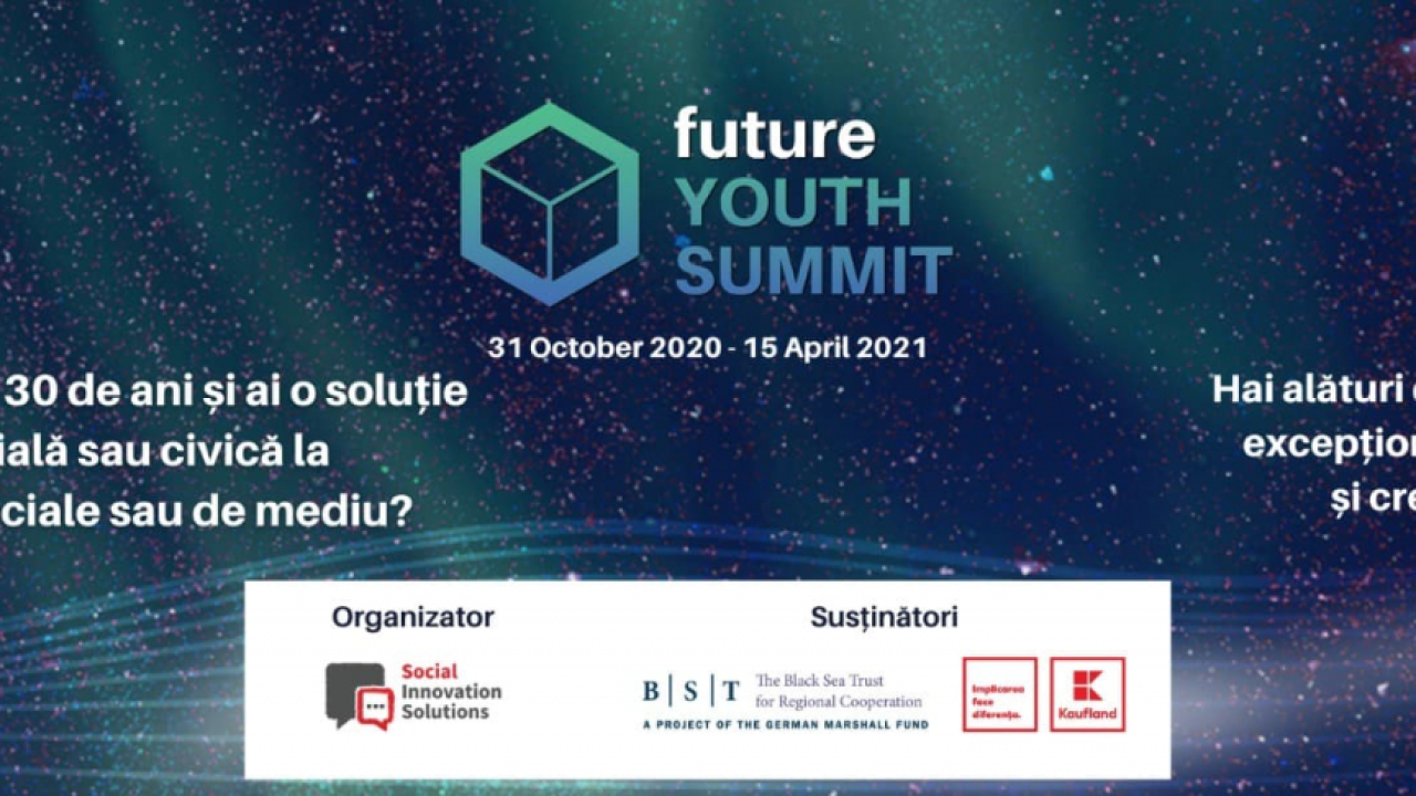Future Youth Summit: Înscrieri deschise până în 10 octombrie pentru tineri