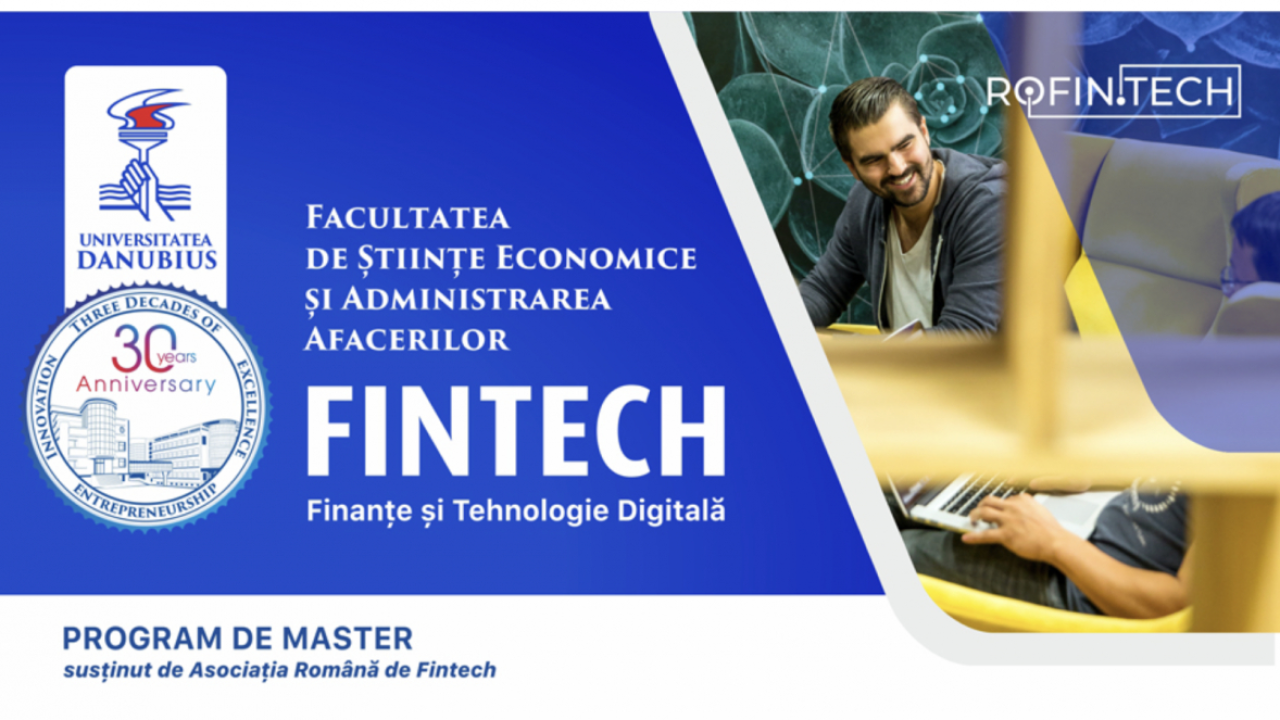 RoFin.tech, 3 burse de studiu la masterul FINTECH-Finanțe și tehnologie Digitală