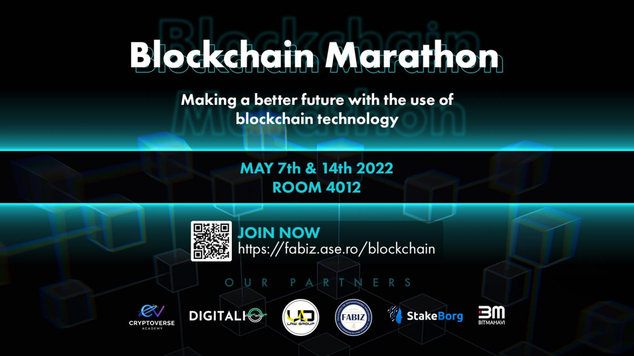 Workshop de blockchain organizat de ASE București și un grup de companii private