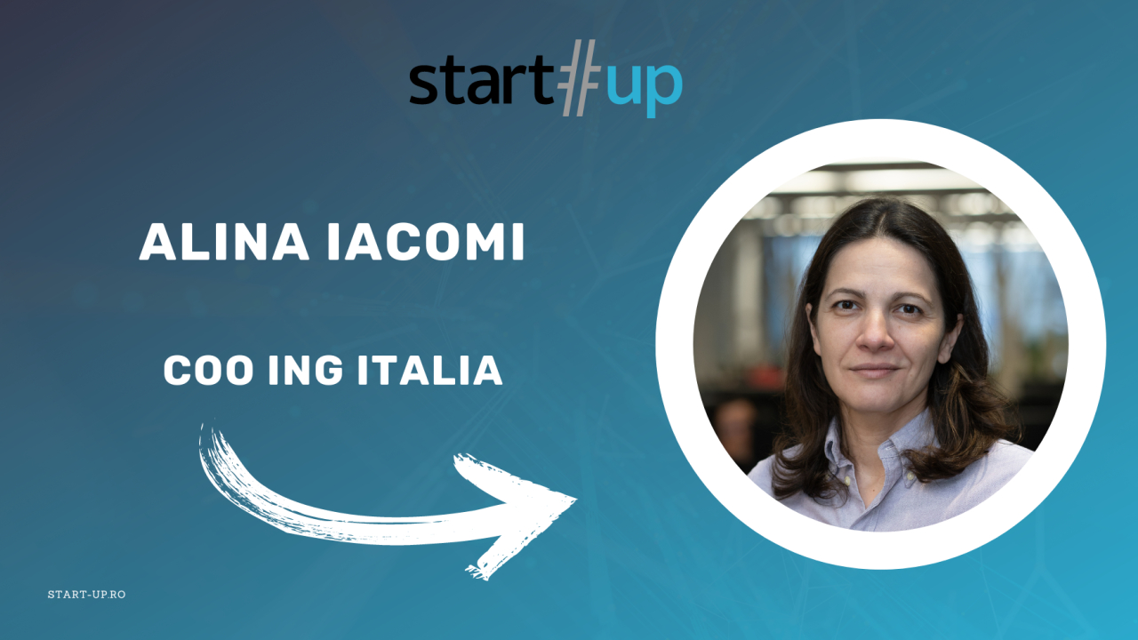 Alina Iacomi: De la coordonarea ING Home’Bank la șefia operațională ING Italia