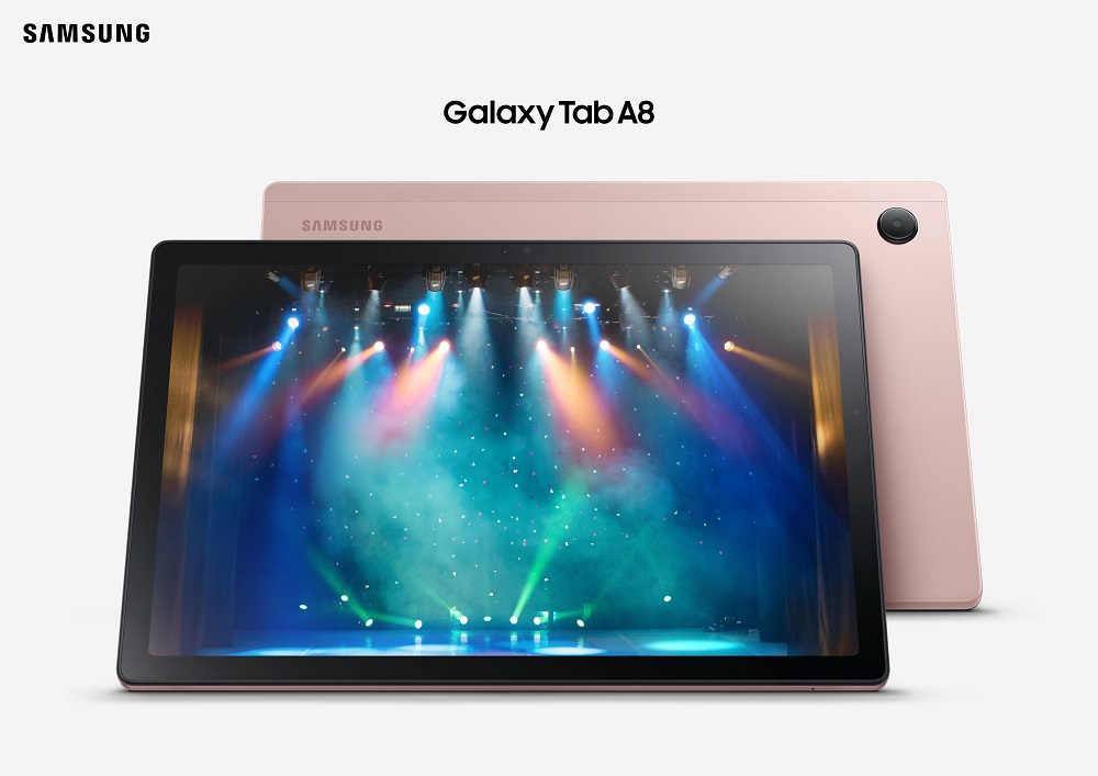 Samsung anunță noua sa tabletă Galaxy Tab A8 cu ecran cu margini subțiri