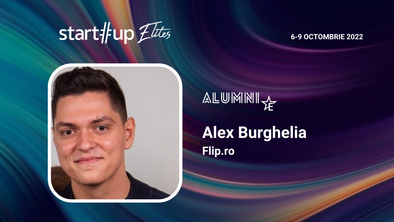 Alumnii Startup Elites: Alex Burghelia, cofondator Flip.ro