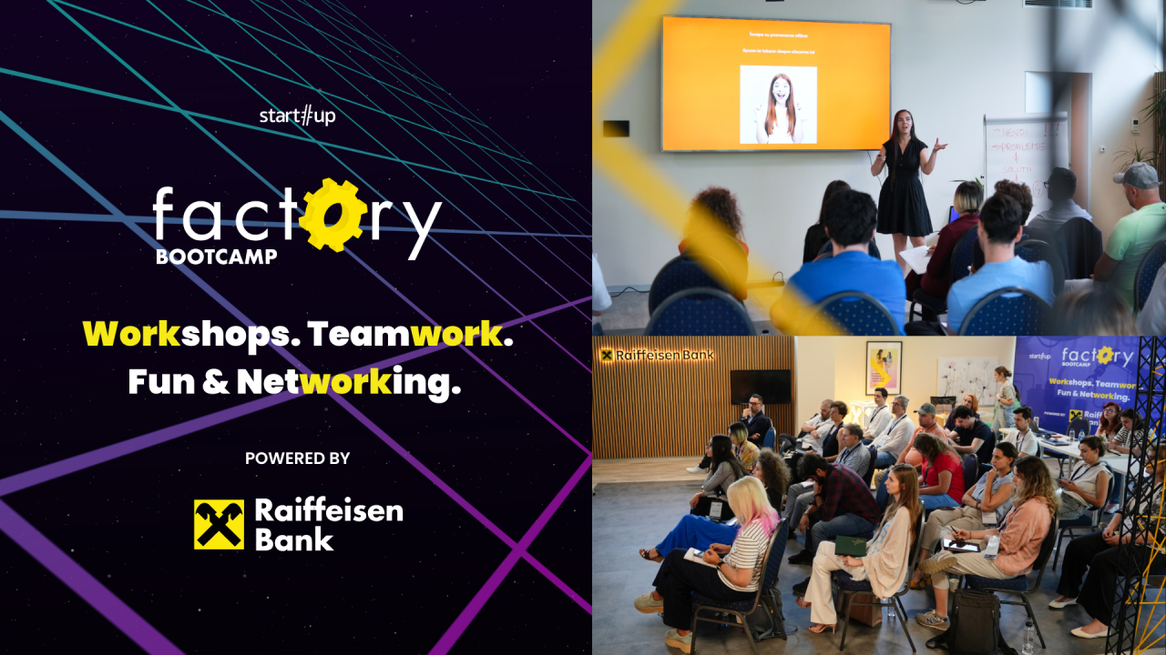 Cum poți transforma planul de afaceri în programul Factory Bootcamp 2024