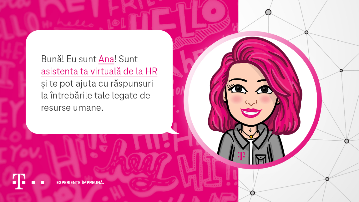 Telekom Romania lansează chatbot-ul ANA, pentru a oferi suport HR angajaților