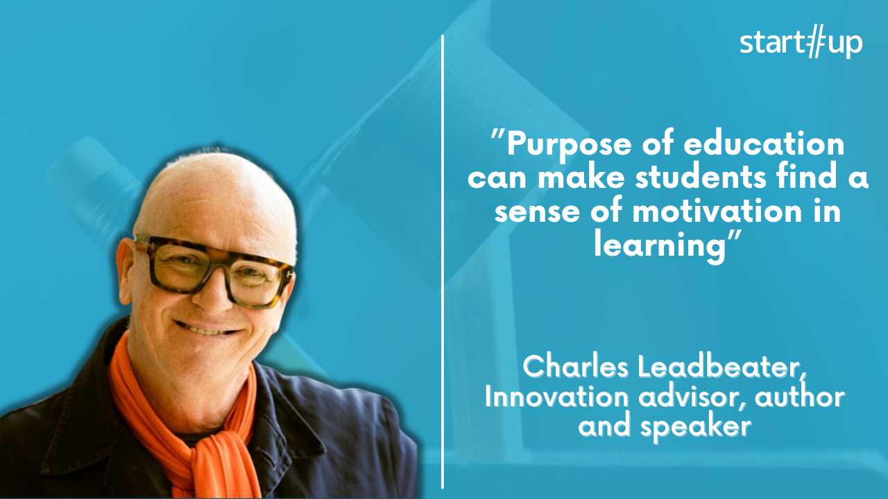 ”Innovation in education means transfering the power and purpose to students"