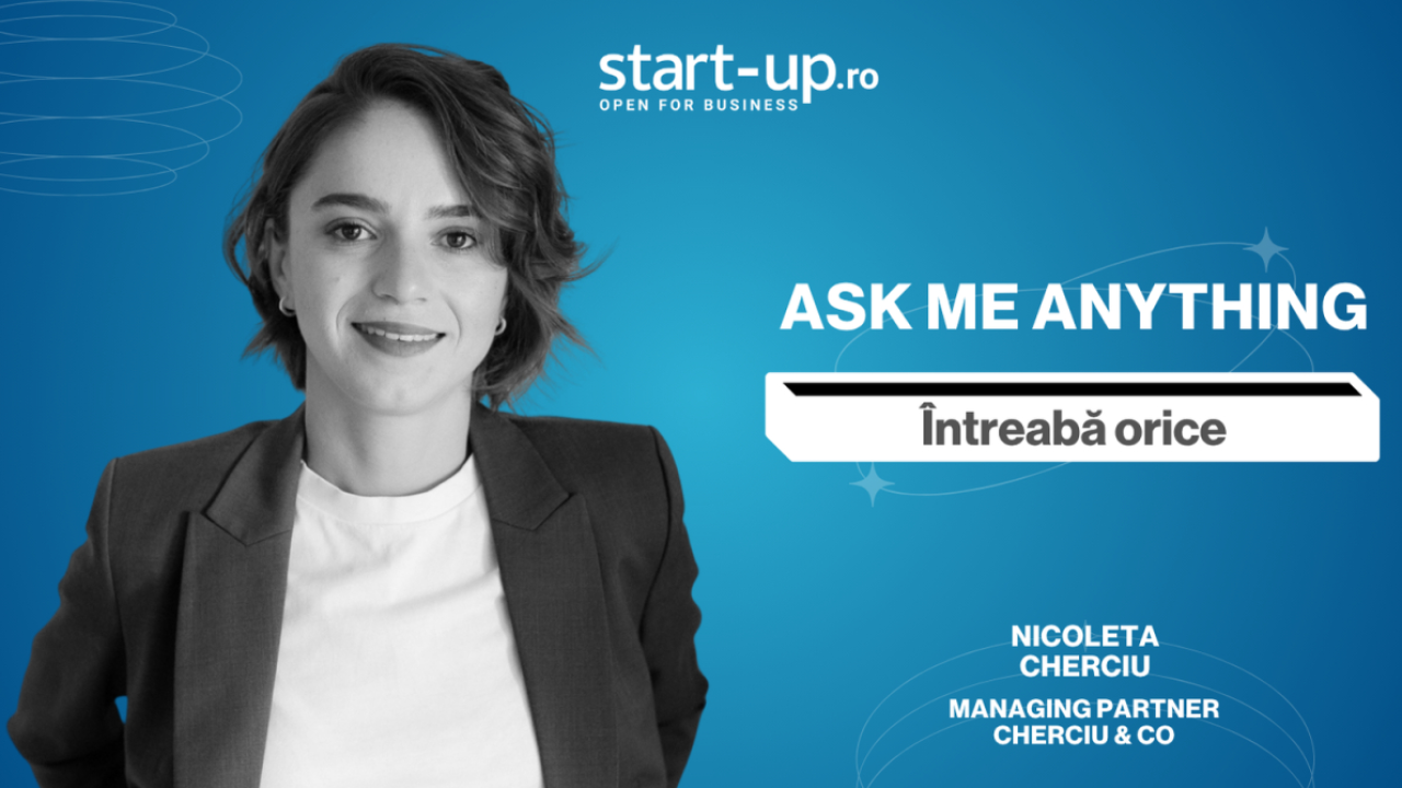 Ai un startup tech în România? Întreabă orice despre investiții și „flipping” cu Nicoleta Cherciu