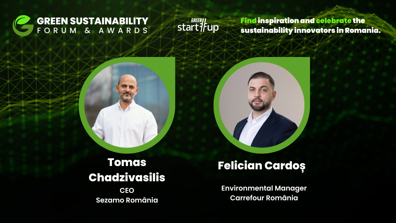 Green Start-Up Sustainability Forum & Awards 2023: retailul mai sustenabil și mai verde