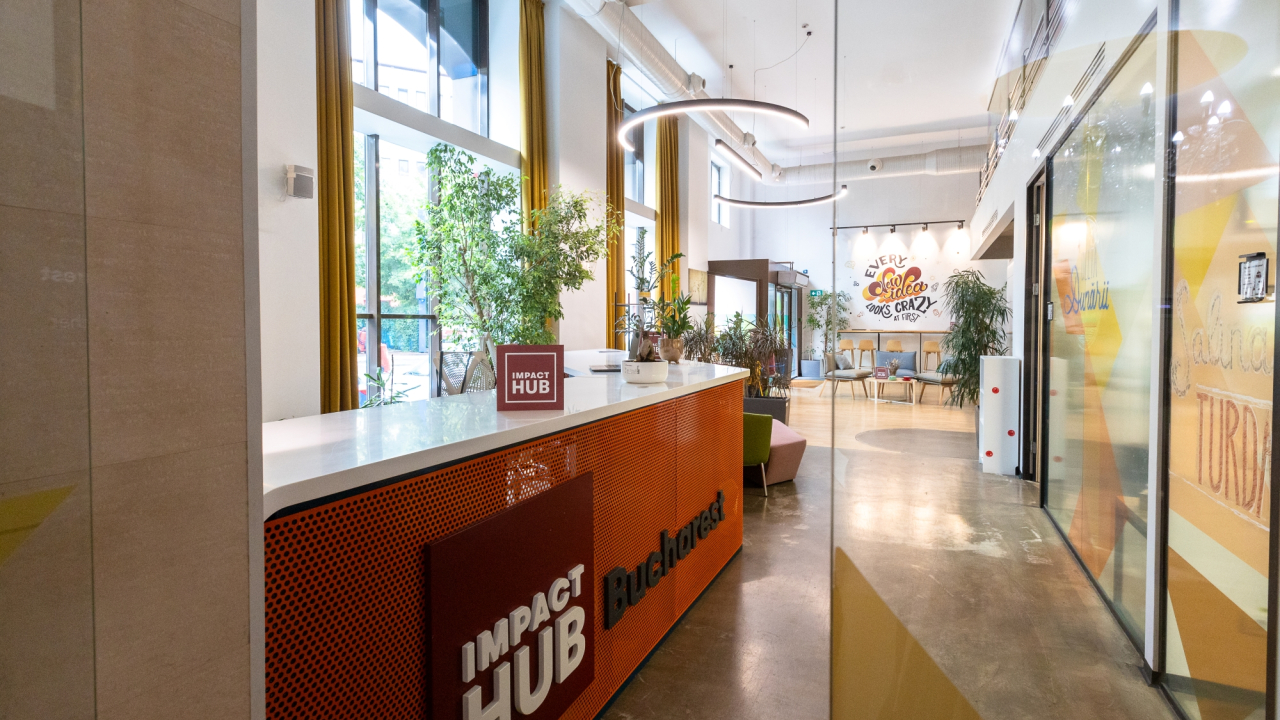 Abonamente flexibile la Impact Hub Bucharest pentru antreprenori și freelanceri