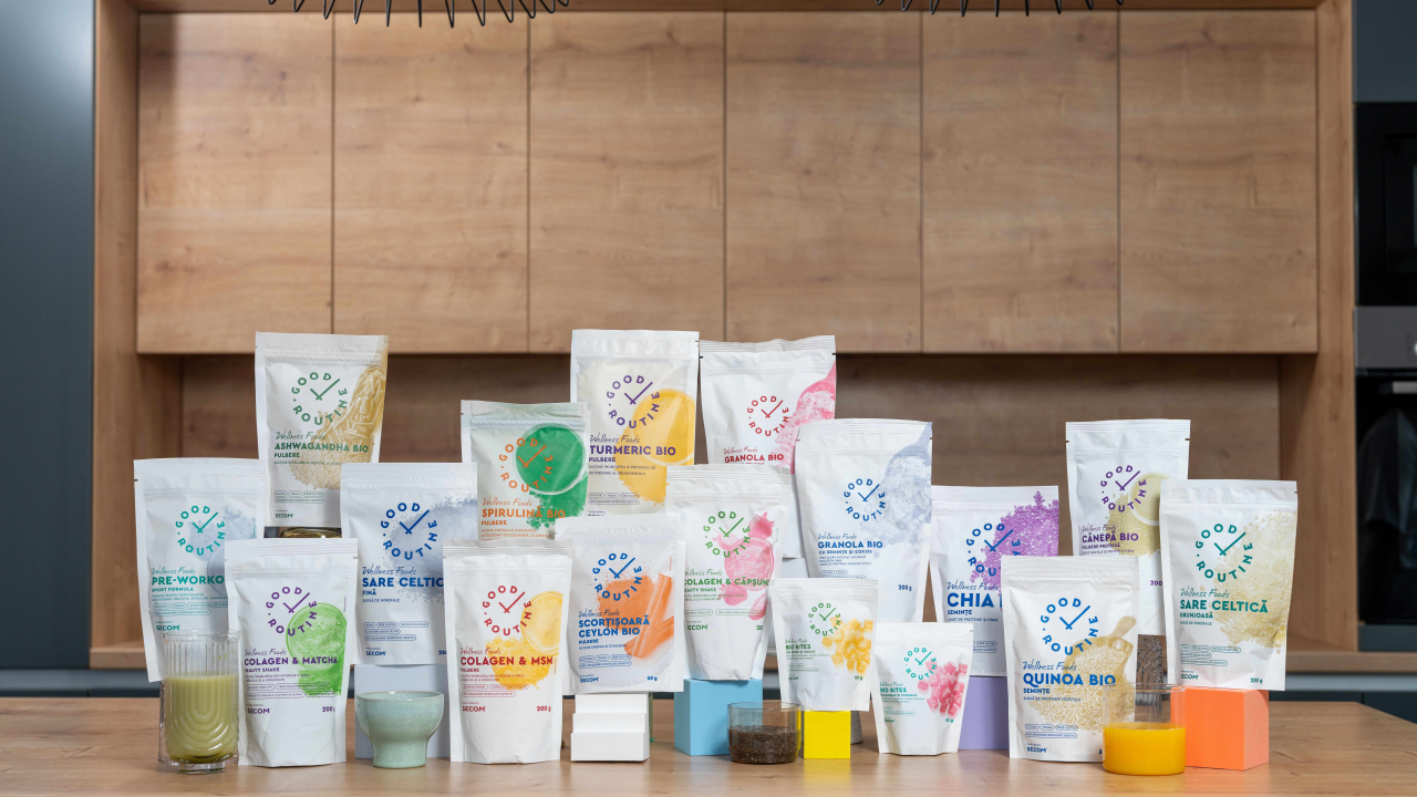 Good Routine by Secom lansează Wellness Foods. Care sunt planurile companiei pe piața alimentelor funcționale