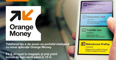 Orange lansează un serviciu de transfer de bani cu telefonul mobil în România