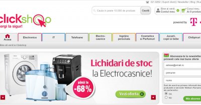 Telekom închide magazinul online clickshop.ro din 15 februarie