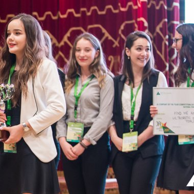 Tinerii din Toplița premiați drept compania anului la JA Hall of Fame