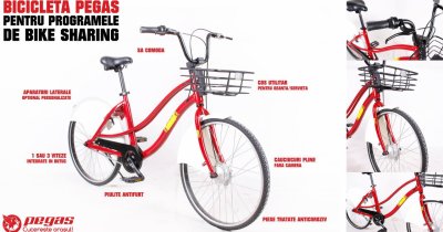 Pegas face serviciu de smart bike-sharing: unde va fi disponibil întâi