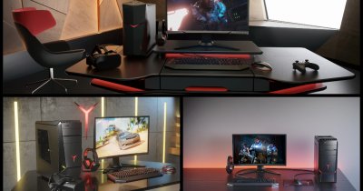 Gamescom: Lenovo a lansat trei desktopuri de gaming și un monitor