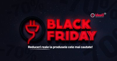 Black Friday la Ideall.ro: electrocasnice ieftine