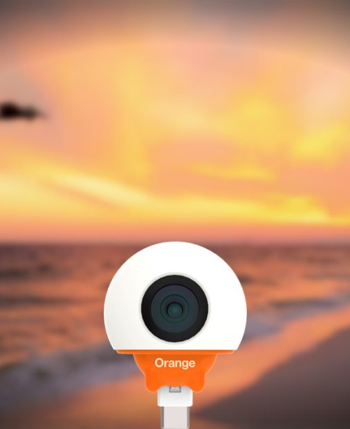 Orange Live Cam este o cameră 360 pentru telefoanele cu Android