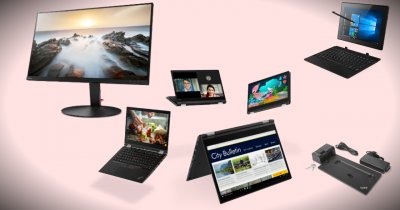 Gama Lenovo ThinkPad 2018: laptopuri, monitoare, stații de andocare