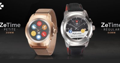 Smartwatch hibrid - MyKronoz ZeTime Petite, lansat oficial la CES 2018