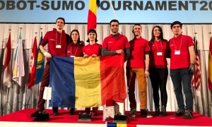 România, vicecampioană mondială la turneul de sumo robotic din Tokyo
