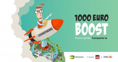 Crowdfunding cu bani de pornire - Startarium îți dă câte 1.000 de euro