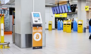 Schimbă euro pe bitcoin: bancomat de cripto într-un aeroport european