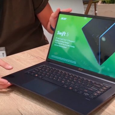 Acer Swift 5 - prima impresie despre cel mai ușor laptop de 15 inci